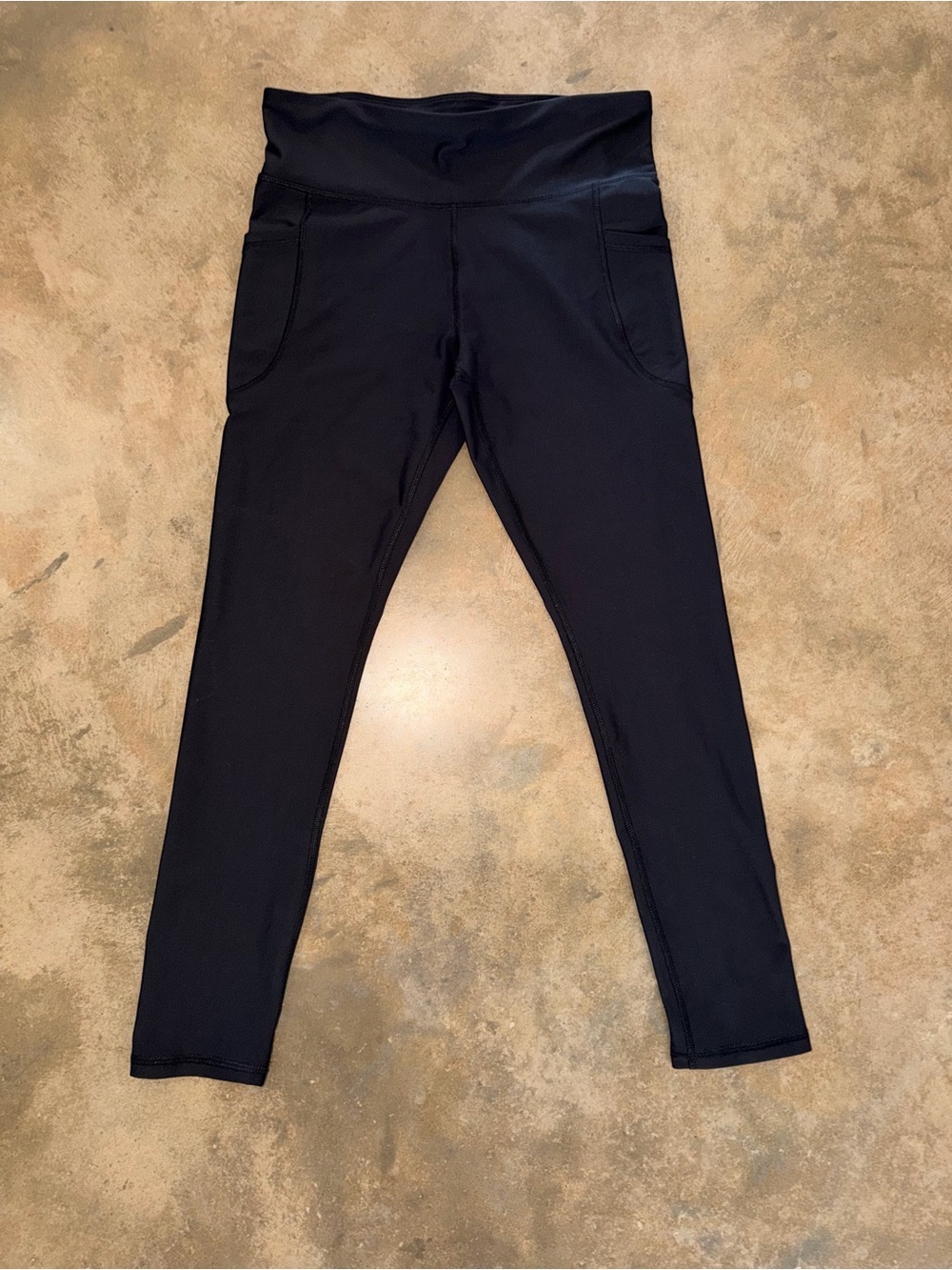 Old Navy Girls XL 14-16 Plus PowerSoft High Rise Black Leggings Outdoor Travel